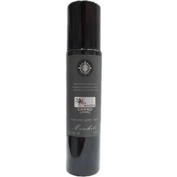 بادی میست مردانه کرید اونتوس سیلور مناسب بدن مو لباس 150 میل | NEWRE AVENTUS CREED Perfumed Body Mist 150ml